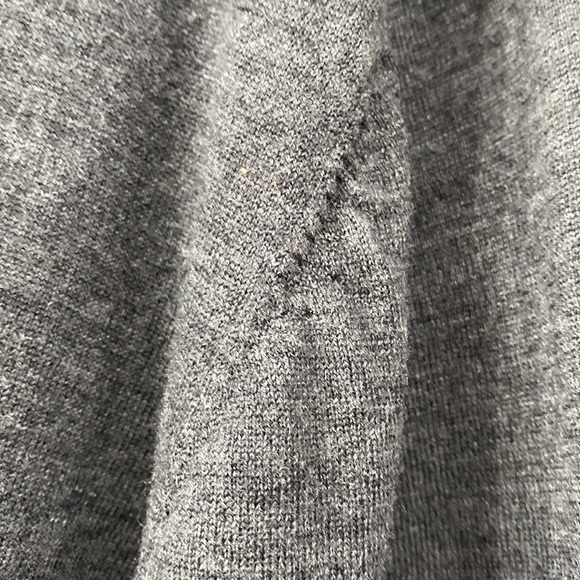 Patrick Assaraf Fine Merino Wool Heather Grey Crew Neck Sweater size XXL - Picture 8 of 11